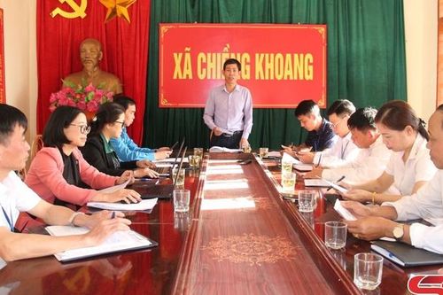 Tổ công tác của Ban Chỉ đạo 396 nắm tình hình tại huyện Quỳnh Nhai