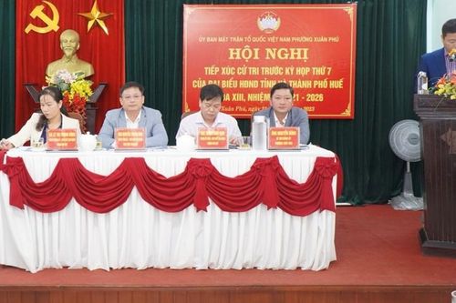 Trao đổi, giải thích, làm rõ một số vấn đề cử tri TP.Huế quan tâm