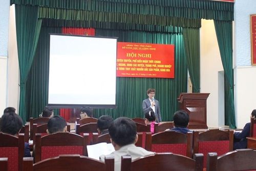 Vĩnh Phúc: Tuyên truyền phổ biến nhận thức chung về chương trình truy xuất nguồn gốc sản phẩm hàng hóa