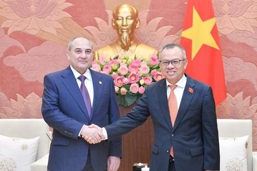 Phó Chủ nhiệm Ủy ban Đối ngoại Nguyễn Mạnh Tiến tiếp Đoàn đại biểu Đảng Azerbaijan Mới
