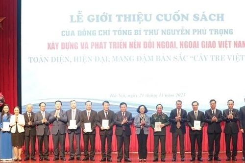Ra mắt cuốn sách của Tổng Bí thư Nguyễn Phú Trọng về đường lối đối ngoại, ngoại giao Việt Nam