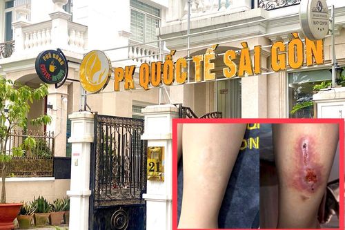 Chân mưng mủ, biến chứng nặng sau khi trị sẹo tại Phòng khám Quốc tế Sài Gòn