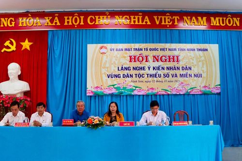 Ninh Thuận: Diễn đàn 'Lắng nghe ý kiến nhân dân vùng dân tộc thiểu số và miền núi' năm 2023