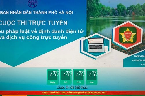 65 tập thể, cá nhân đạt giải tìm hiểu pháp luật về định danh điện tử