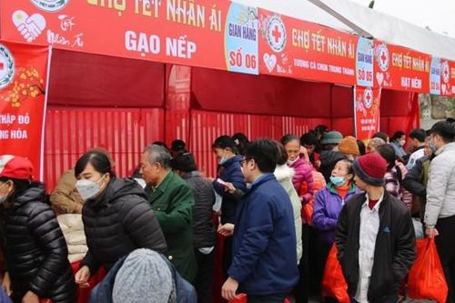 Từ 15/1 đến 4/2/2024, diễn ra nhiều phiên chợ 'Tết nhân ái' tại Hà Nội