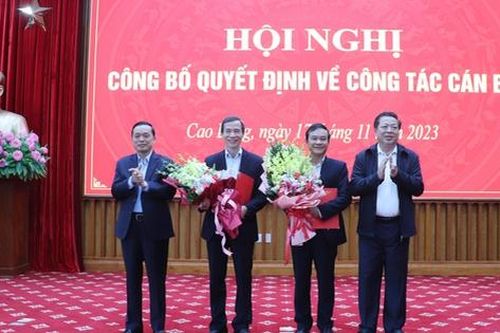 Điều động, bổ nhiệm Trưởng Ban Nội chính; giới thiệu Phó Chủ tịch UBND tỉnh bầu giữ chức Chủ nhiệm UBKT Tỉnh ủy