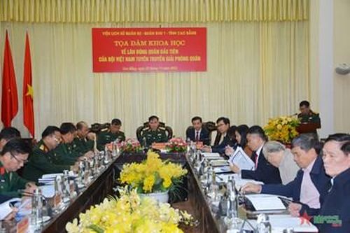 Tọa đàm khoa học về Lán đóng quân đầu tiên của Đội Việt Nam Tuyên truyền Giải phóng quân