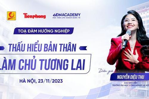 CEO Nguyễn Thu - Cựu sinh viên trường Đại học Công nghiệp Hà Nội trở về trường cũ truyền cảm hứng cho sinh viên