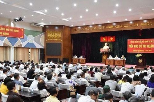Lịch tiếp xúc cử tri sau kỳ họp thứ 6 - Quốc hội Khóa XV