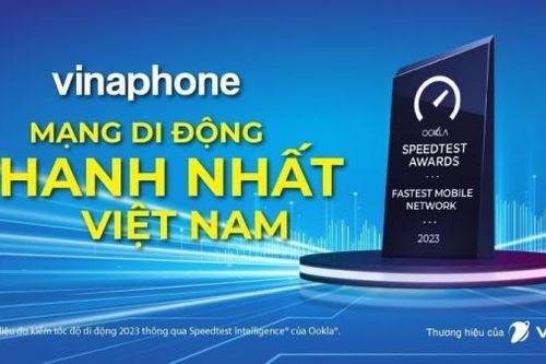 VinaPhone trở thành nhà mạng có tốc độ nhanh nhất Việt Nam năm 2023