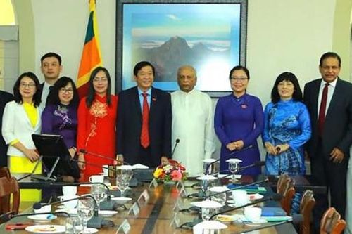 Đoàn công tác Trung ương Đảng và tỉnh Vĩnh Long thăm, làm việc tại Sri Lanka