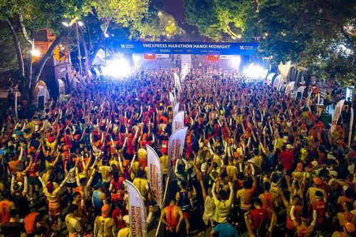 11 nghìn VĐV dự giải chạy đêm Hà Nội 2023