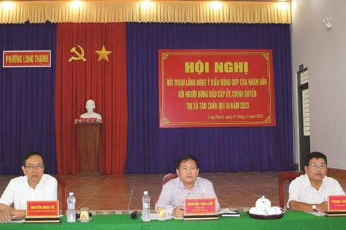 Tân Châu đối thoại, lắng nghe Nhân dân