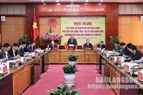 Lấy phiếu tín nhiệm đối với Phó Chủ tịch UBND tỉnh và các ủy viên UBND tỉnh