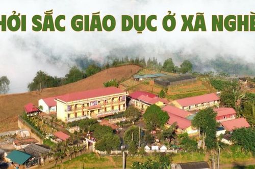 Khởi sắc giáo dục ở xã nghèo