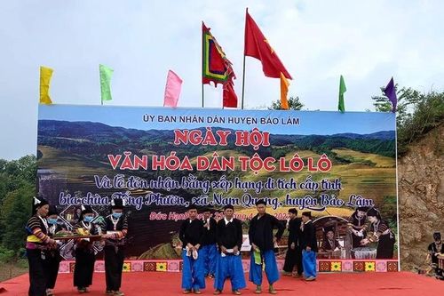 Cao Bằng: Quan tâm bảo tồn giá trị văn hóa truyền thống người Lô Lô