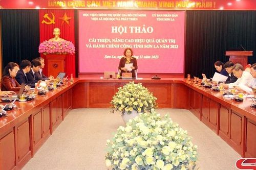 Hội thảo cải thiện, nâng cao hiệu quả quản trị và hành chính công tỉnh Sơn La năm 2023