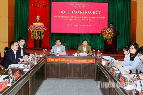 Hội thảo khoa học về thực hiện dân chủ trong doanh nghiệp