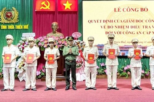 141 cán bộ được bổ nhiệm điều tra viên chỉ huy công an cấp xã