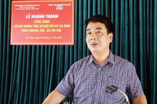 Hà Tĩnh: Thêm 150 hộ dân được hưởng nguồn nước sạch từ chương trình 'Khơi nguồn nước sạch vì miền Trung yêu thương'