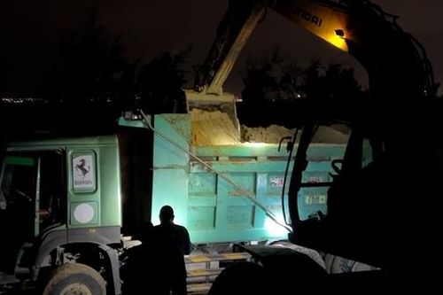 Phát hiện 'cát tặc' trong Khu kinh tế Dung Quất là một doanh nghiệp
