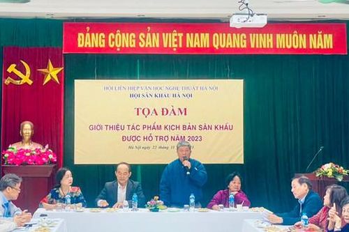 Hội Sân khấu Hà Nội xét hỗ trợ 20 kịch bản sân khấu