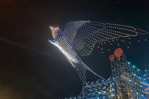 Việt Nam, Trung Quốc, Ấn Độ, Hàn Quốc thi đấu biểu diễn drone tại Nha Trang