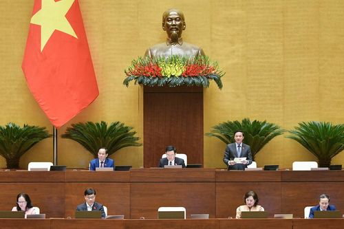 Quốc hội thảo luận về dự án Luật các tổ chức tín dụng (sửa đổi)