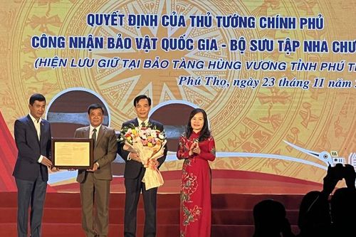 'Bộ sưu tập Nha chương' được công nhận là Bảo vật quốc gia