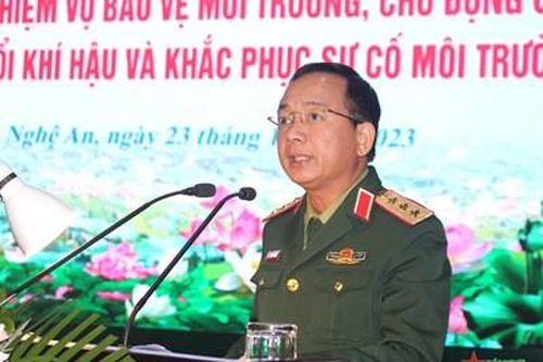 Hội thảo khoa học 'Quân đội với nhiệm vụ bảo vệ môi trường, chủ động ứng phó với biến đổi khí hậu và khắc phục sự cố môi trường'
