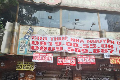 Nhiều mặt bằng kinh doanh ở trung tâm TPHCM bỏ trống hàng loạt