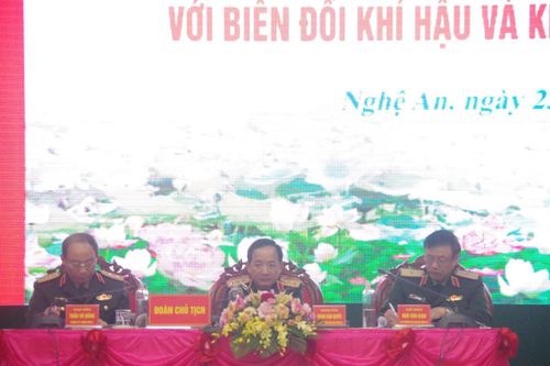 Hội thảo khoa học 'Quân đội với nhiệm vụ bảo vệ môi trường, chủ động ứng phó với biến đổi khí hậu và khắc phục sự cố môi trường'