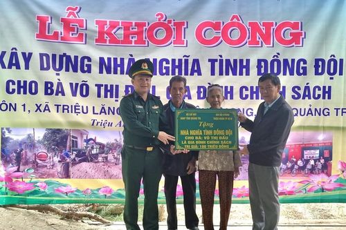 Khởi công xây dựng nhà 'Nghĩa tình đồng đội'