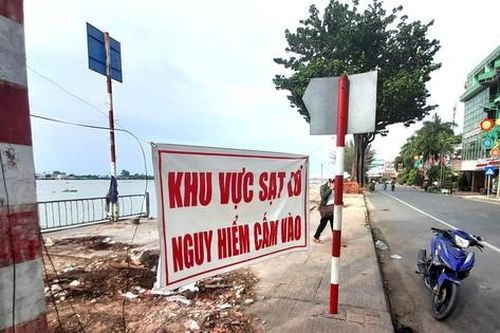 Vĩnh Long: Gần 600 tỷ đồng làm dự án khẩn cấp kè sông Cổ Chiên