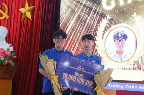 2 thí sinh Hải Phòng gây ấn tượng với ý tưởng về AI và y học
