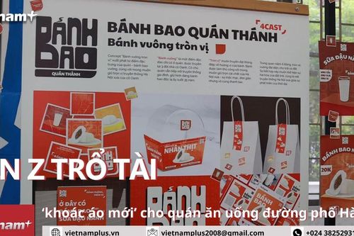 GenZ trổ tài 'khoác áo mới' cho quán ăn uống đường phố Hà Nội