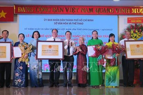 TP Hồ Chí Minh có thêm ba di tích được xếp hạng
