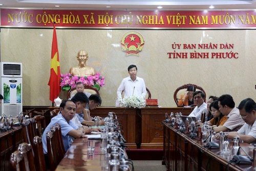 Phó Thủ tướng Chính phủ Lê Minh Khái làm việc với tỉnh Bình Phước và Tây Ninh