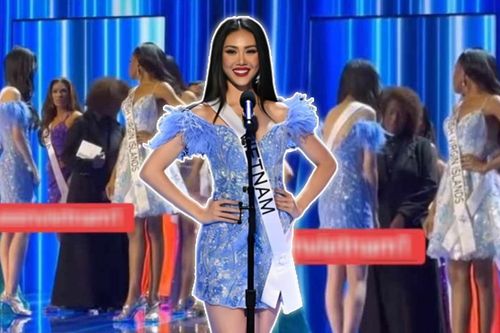 Khoảnh khắc Bùi Quỳnh Hoa loay hoay trên sân khấu MU, phải tạm ngưng để chạy vội vào hậu trường gây chú ý