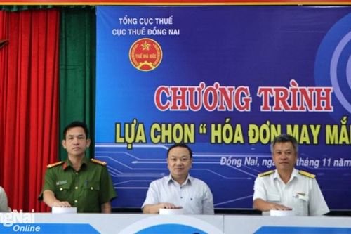 14 hóa đơn may mắn được nhận thưởng từ cơ quan thuế
