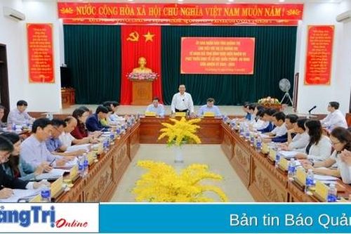 Chủ tịch UBND tỉnh Võ Văn Hưng: Xây dựng thị xã Quảng Trị trở thành điểm đến lý tưởng đối với du khách