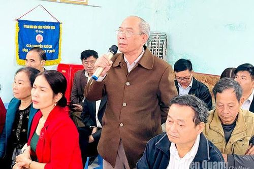 Đại biểu HĐND tỉnh tiếp xúc cử tri phường Tân Hà