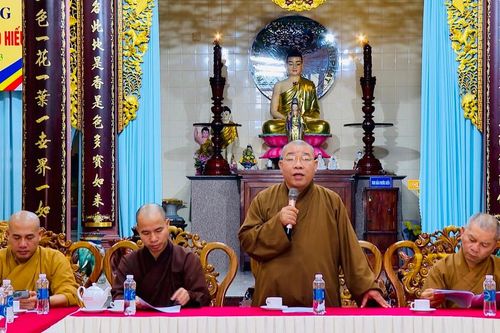 Bình Thuận: Ban Hoằng pháp GHPGVN tỉnh họp triển khai hoạt động Phật sự cuối năm