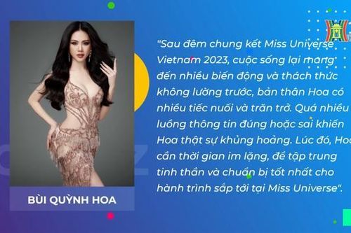 Bùi Quỳnh Hoa nhận phản ứng trái chiều sau Miss Universe