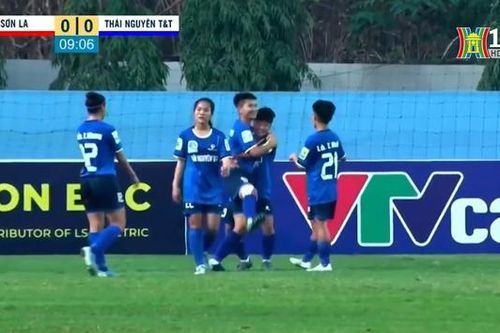 Thái Nguyên T&T thắng đậm trước Sơn La