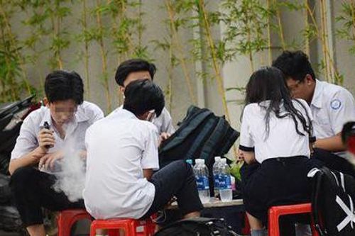 Còn 3,5% số học sinh từ 13-15 tuổi sử dụng thuốc lá điện tử