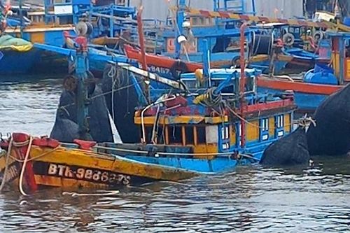 Bình Thuận tìm thấy thi thể lao động mất tích trên tàu cá bị tàu hàng đâm chìm