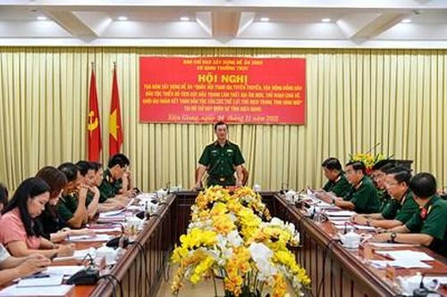 Cục Dân vận (Tổng cục Chính trị Quân đội nhân dân Việt Nam): Khảo sát xây dựng đề án 3955 tại tỉnh Kiên Giang