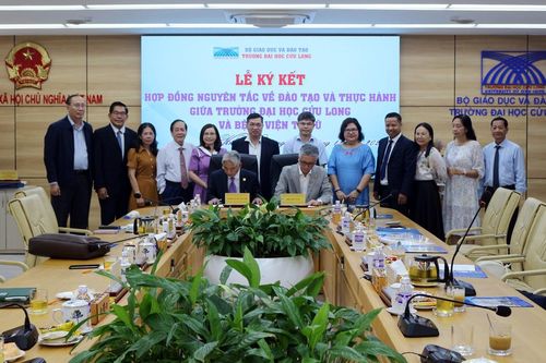 Trường ĐH Cửu Long hợp tác đào tạo với Bệnh viện Từ Dũ