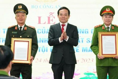 Cục Cảnh sát điều tra tội phạm về ma túy đón nhận thư khen của Thủ tướng Chính phủ
